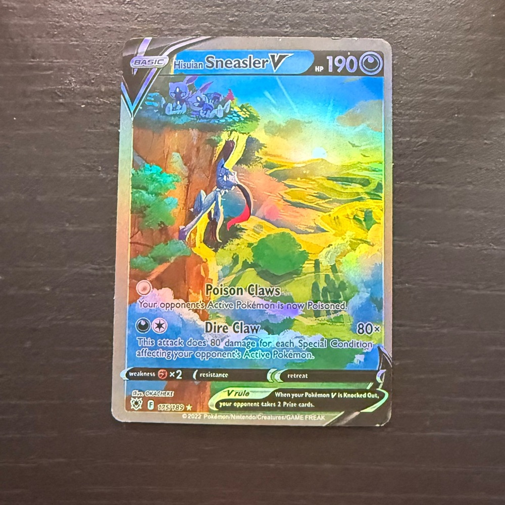 Authentic Hisuian Sneasler V Card